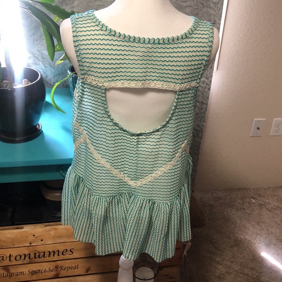 Free people bohemian peplum tank top - Picture 5 of 10